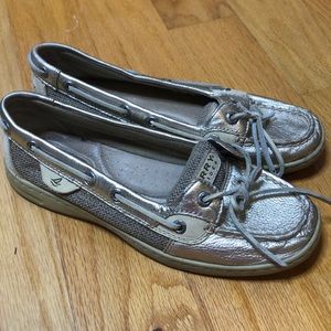 Gold Sperry Top-Sider